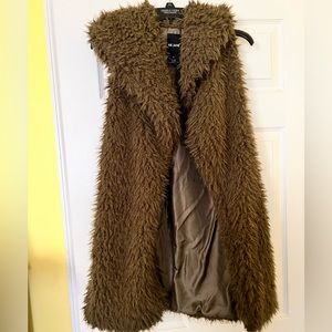 Fuzzy/fur vest